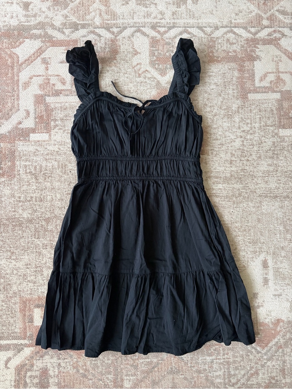 GAP Black Elastic Waist Sundress